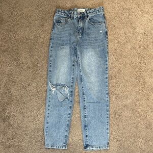 Cotton On Light Blue Straight Leg Jeans